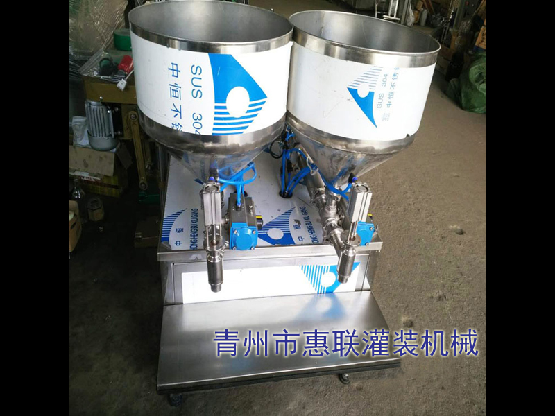 單雙頭醬類灌裝機